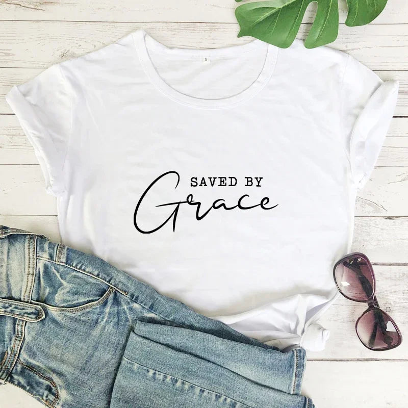Saved By Grace Women’s T-Shirt