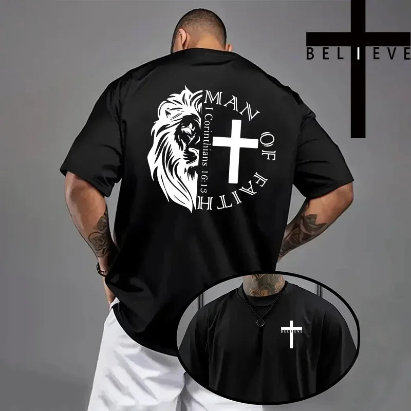 Jesus Cross Cotton T-Shirt
