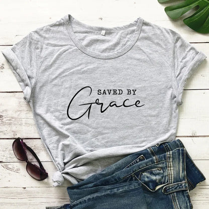 Saved By Grace Women’s T-Shirt