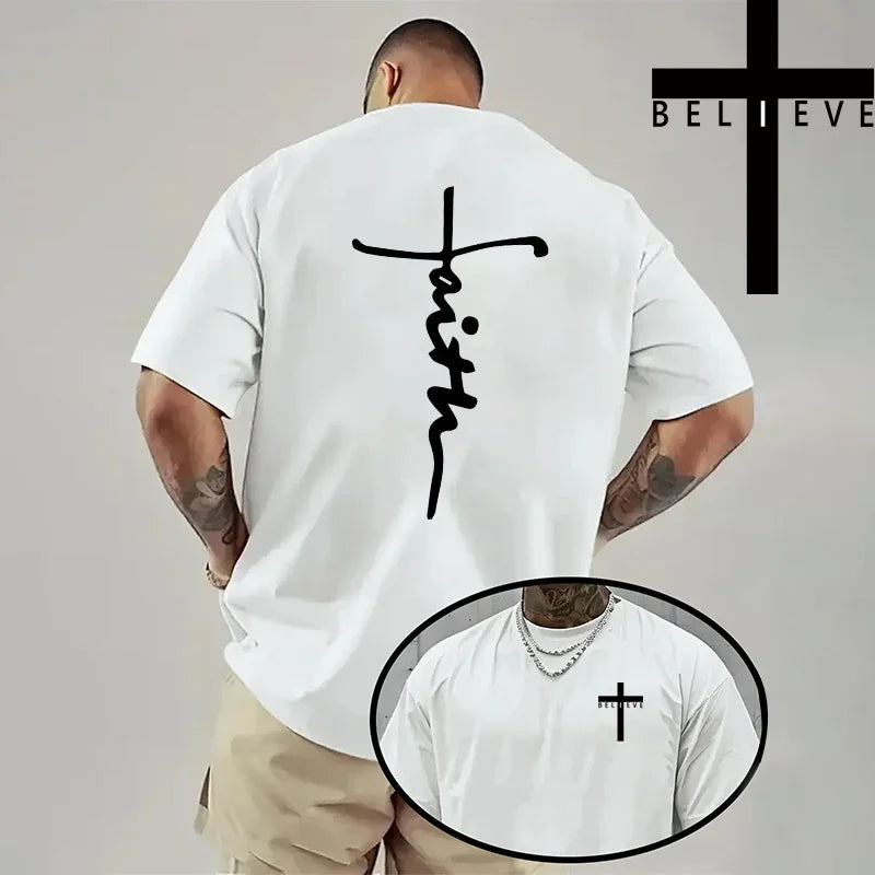 Jesus Cross Cotton T-Shirt