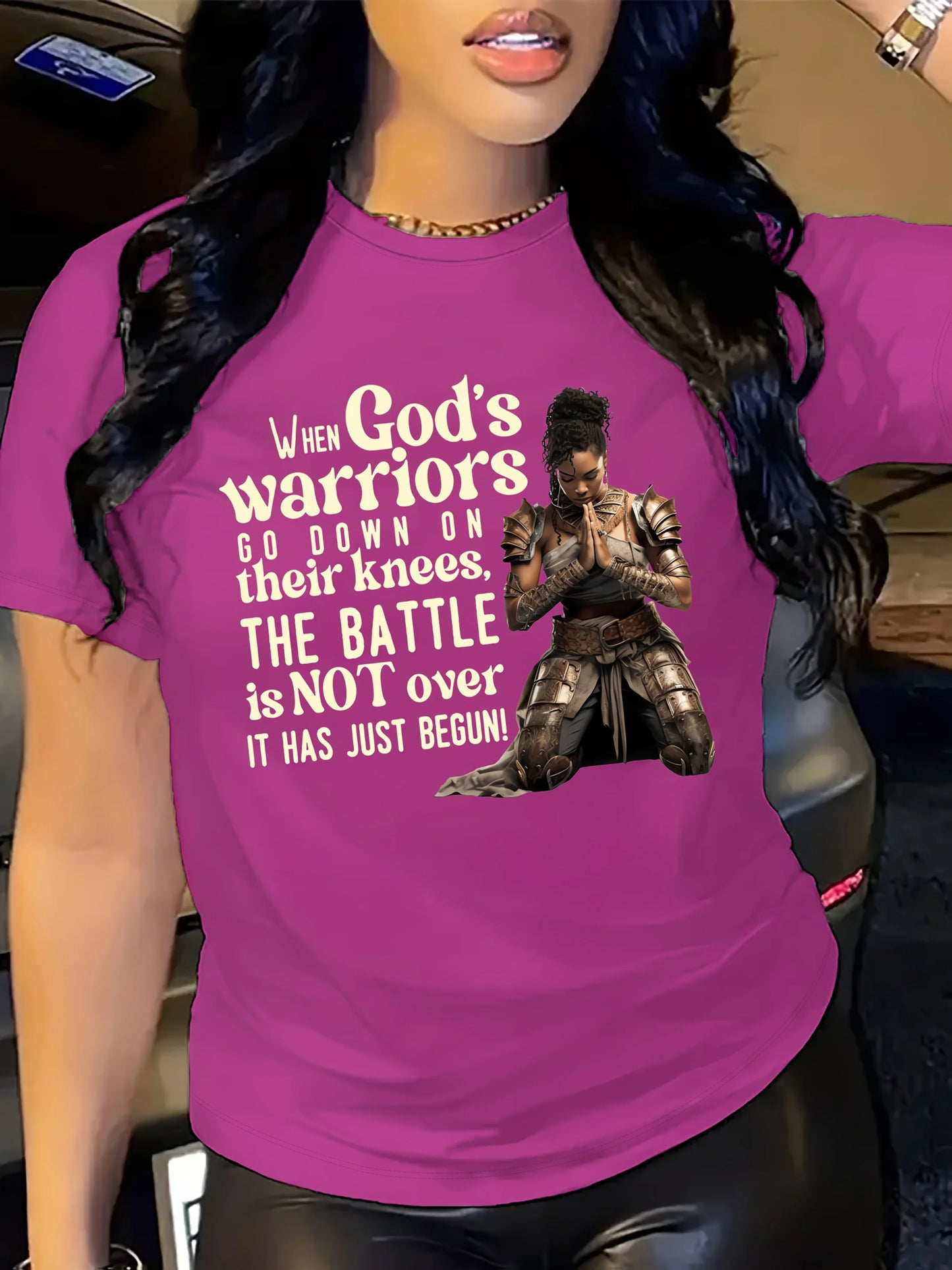 When God’s Warriors Pray Women’s Tee