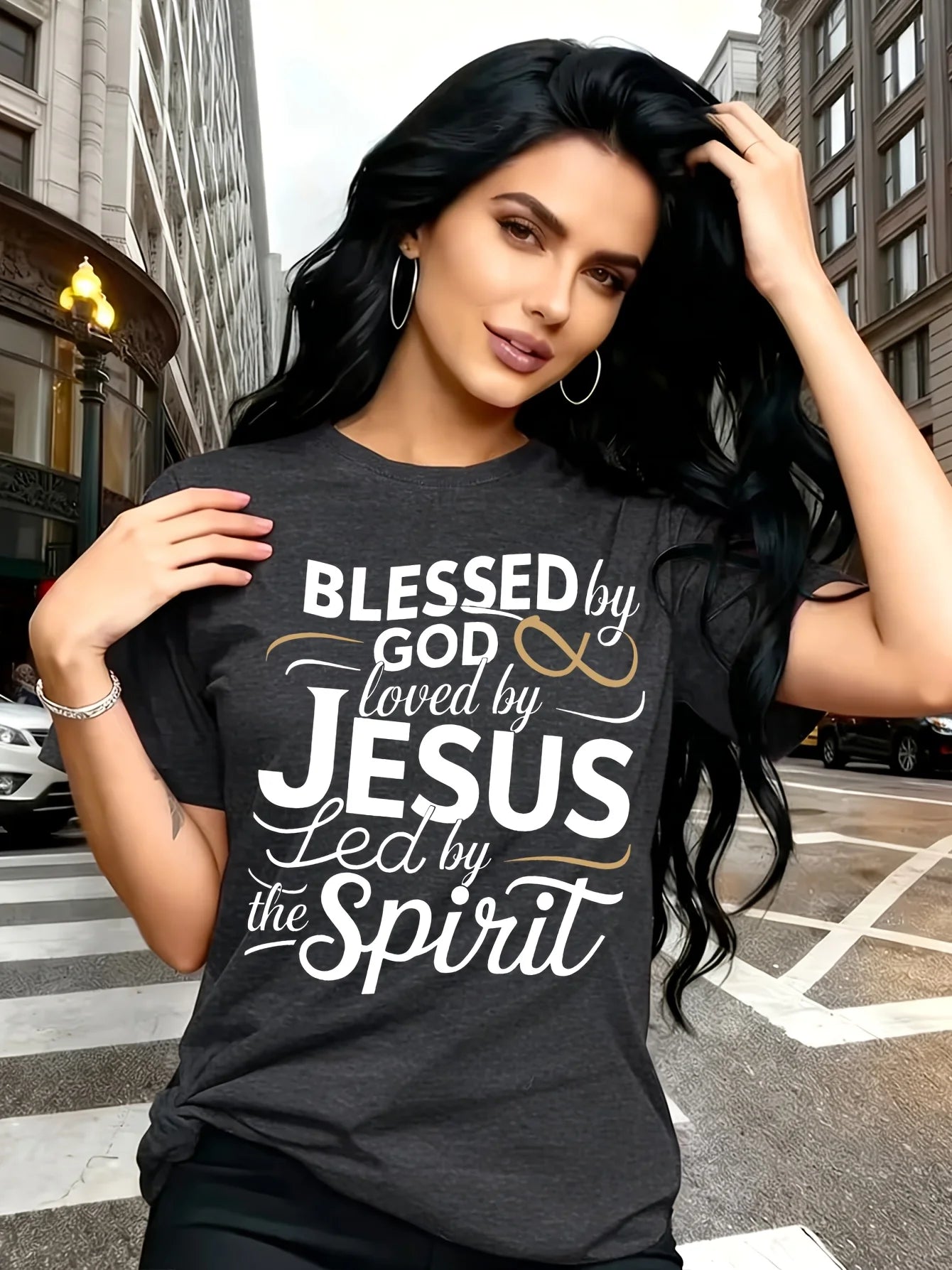 Blessed Faith T-Shirt – Women’s Inspirational Christian Tee