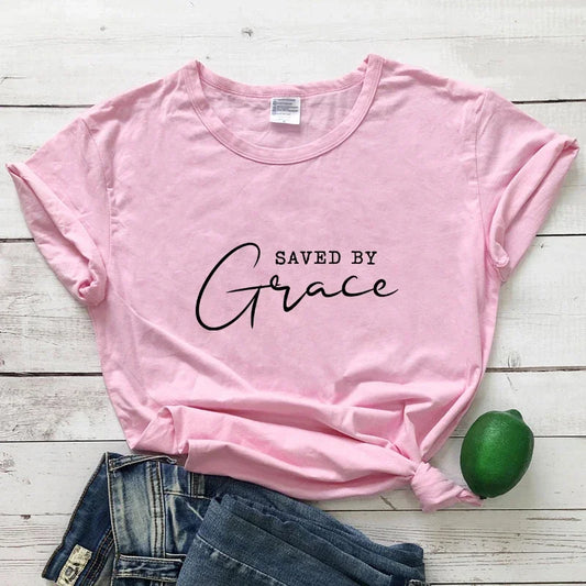 Saved By Grace Women’s T-Shirt