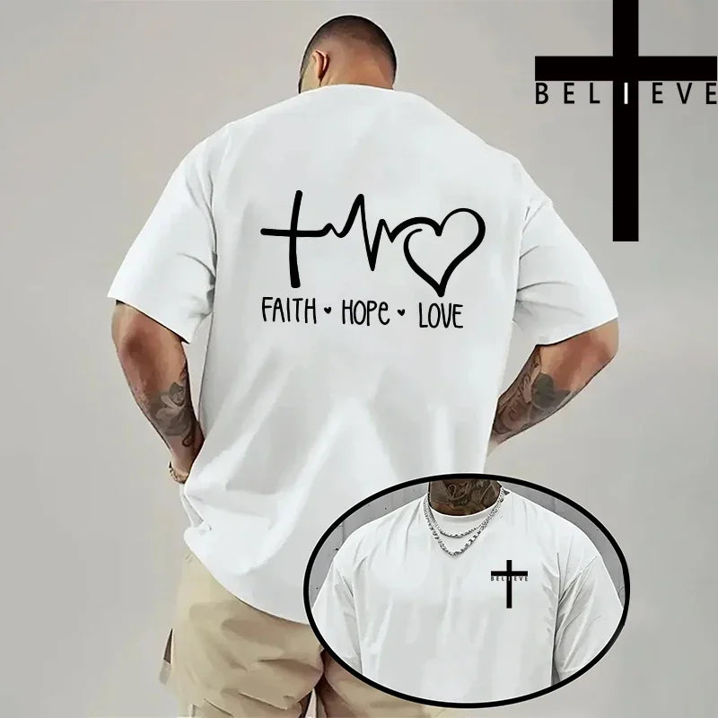 Jesus Cross Cotton T-Shirt
