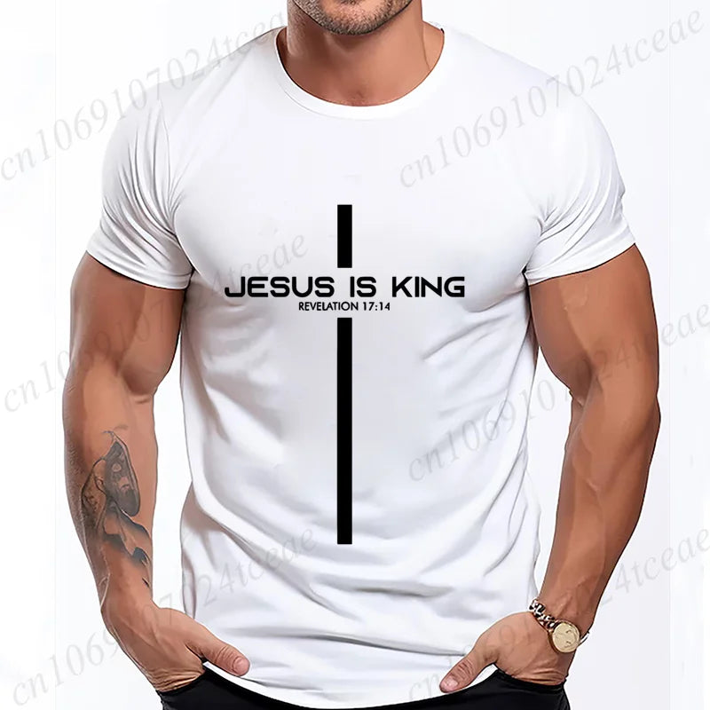 Jesus Is King T-Shirt – Unisex Christian Graphic Streetwear Tee