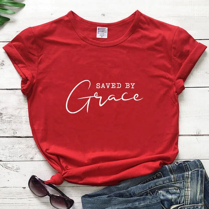 Saved By Grace Women’s T-Shirt