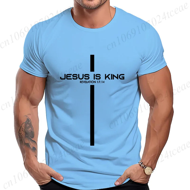 Jesus Is King T-Shirt – Unisex Christian Graphic Streetwear Tee