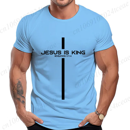 Jesus Is King T-Shirt – Unisex Christian Graphic Streetwear Tee
