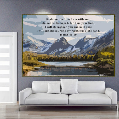 Christian Bible Landscape Tapestry