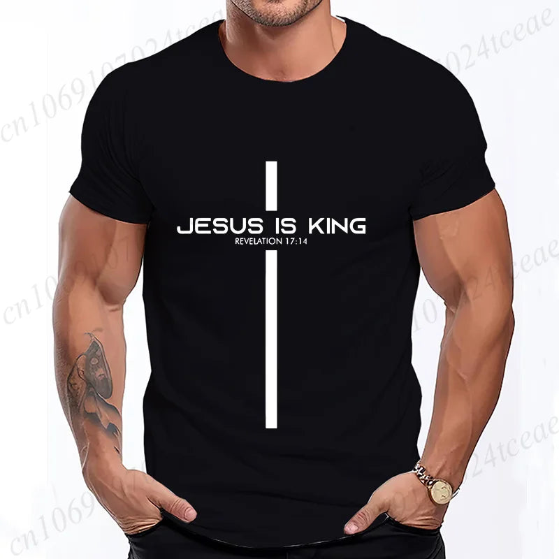 Jesus Is King T-Shirt – Unisex Christian Graphic Streetwear Tee