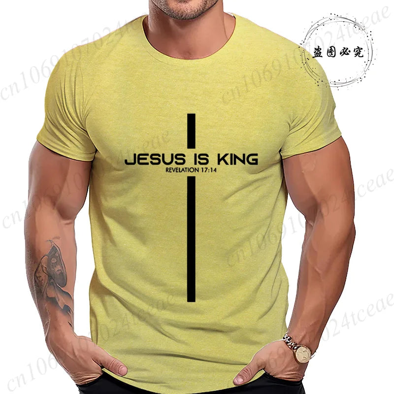 Jesus Is King T-Shirt – Unisex Christian Graphic Streetwear Tee
