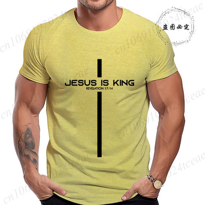 Jesus Is King T-Shirt – Unisex Christian Graphic Streetwear Tee