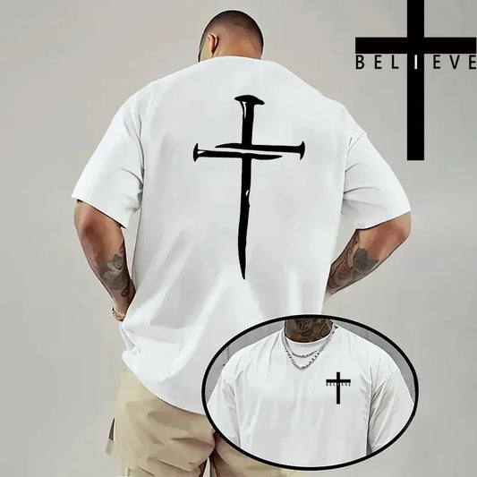 Jesus Cross Cotton T-Shirt