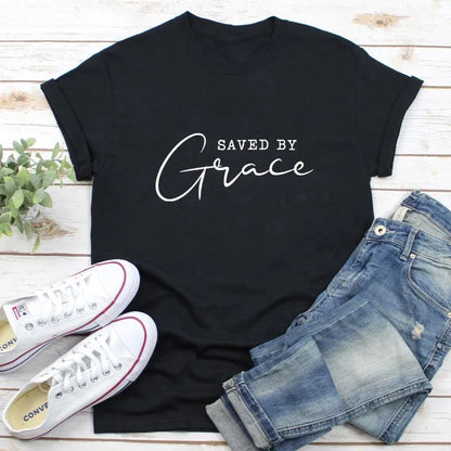 Saved By Grace Women’s T-Shirt