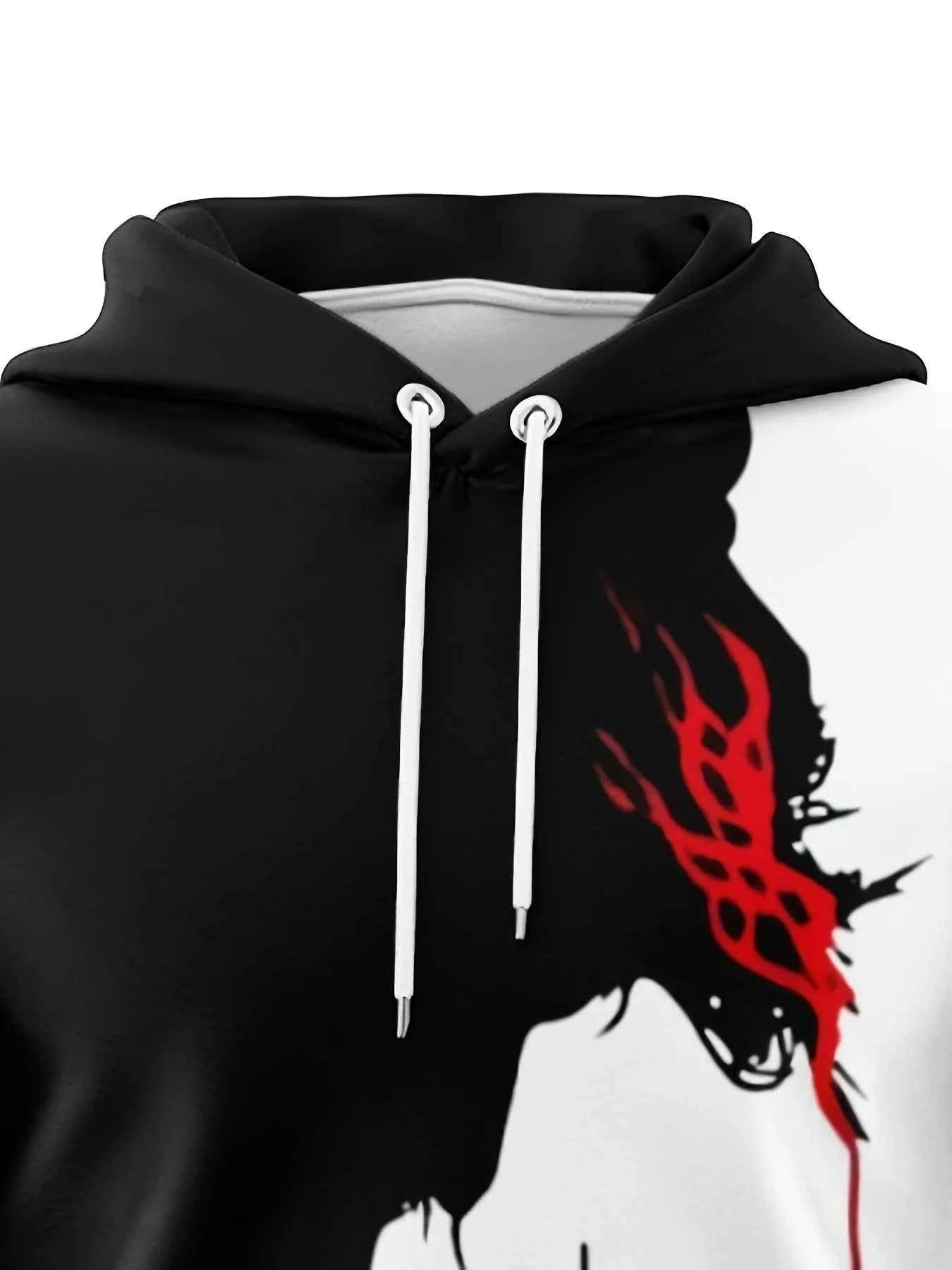3D Christ Hoodie – Men's Jesus Graphic Fleece Pullover Sweatshirt - Tribe of Judah