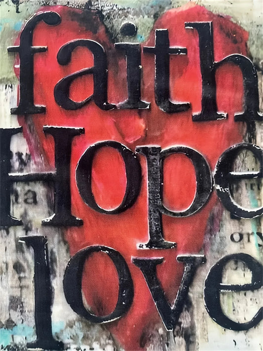 Faith Hope Love Vintage T-Shirt