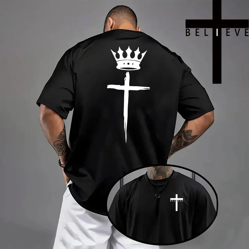 Jesus Cross Cotton T-Shirt