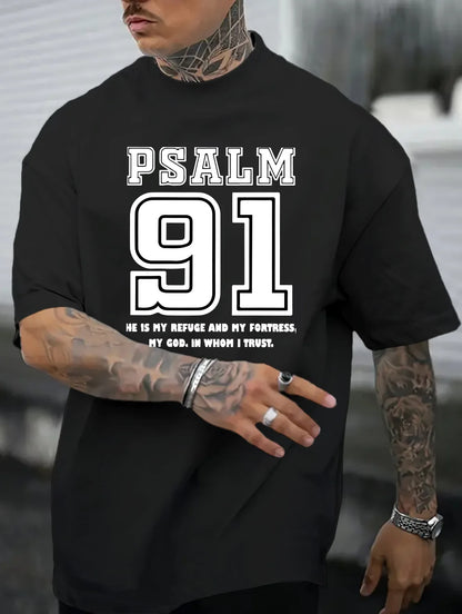 Men’s Psalm 91 Christian T-Shirt