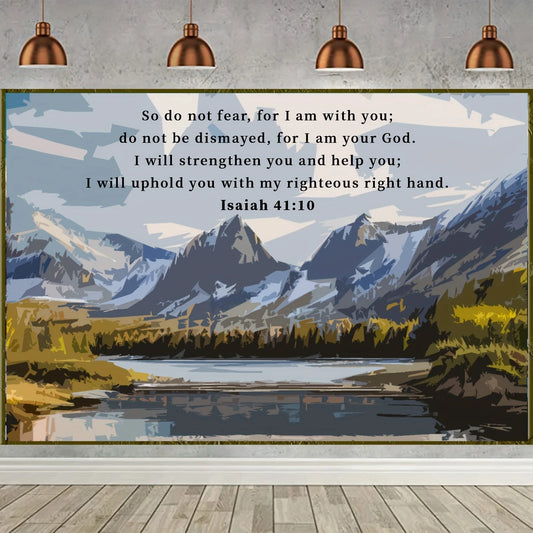 Christian Bible Landscape Tapestry