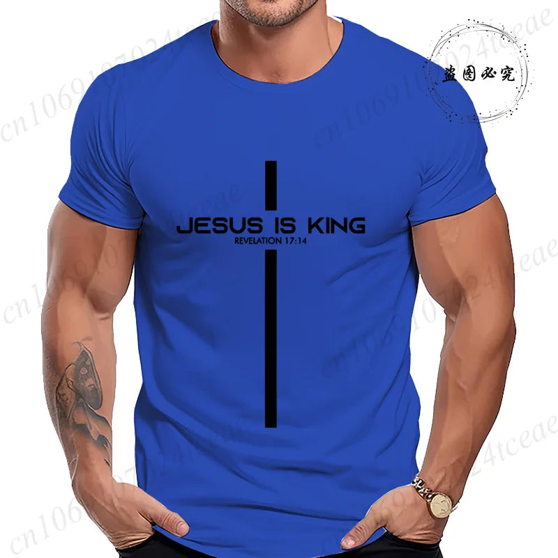 Jesus Is King T-Shirt – Unisex Christian Graphic Streetwear Tee