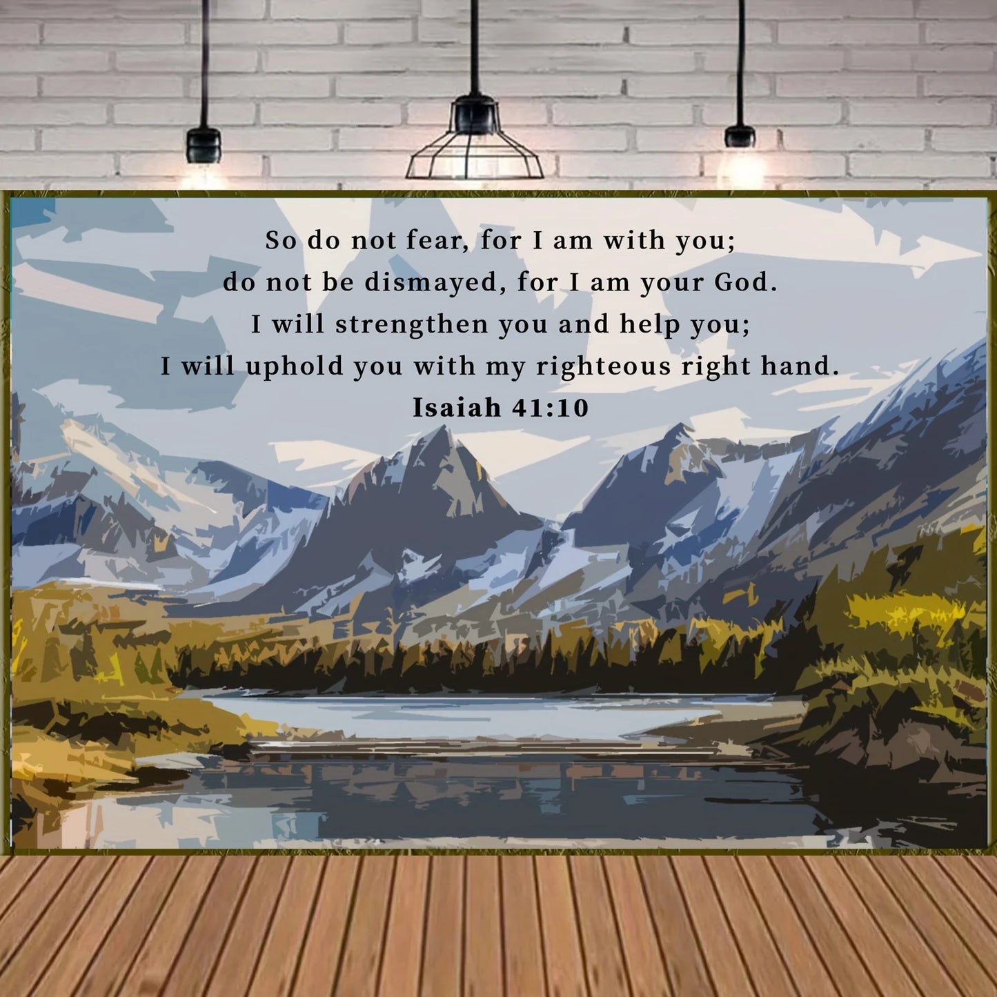 Christian Bible Landscape Tapestry