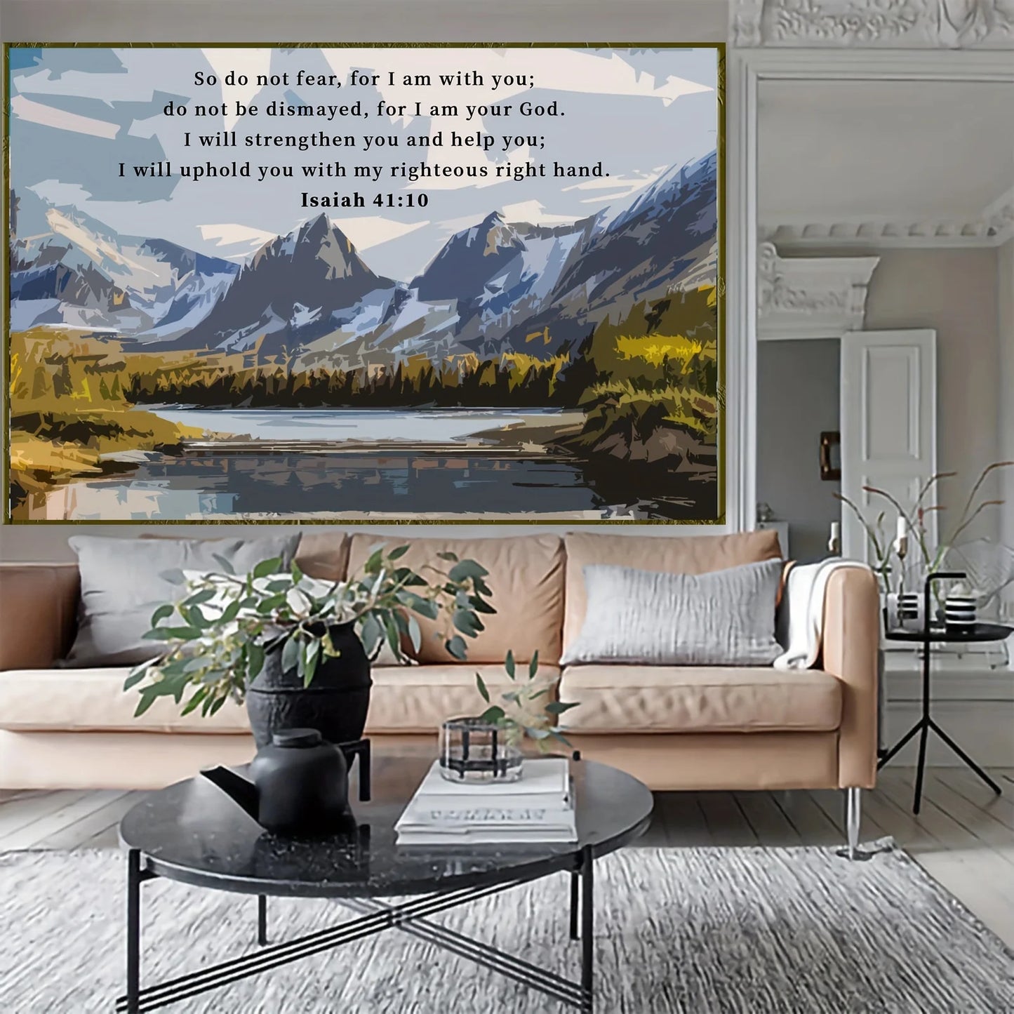 Christian Bible Landscape Tapestry