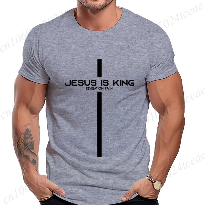 Jesus Is King T-Shirt – Unisex Christian Graphic Streetwear Tee