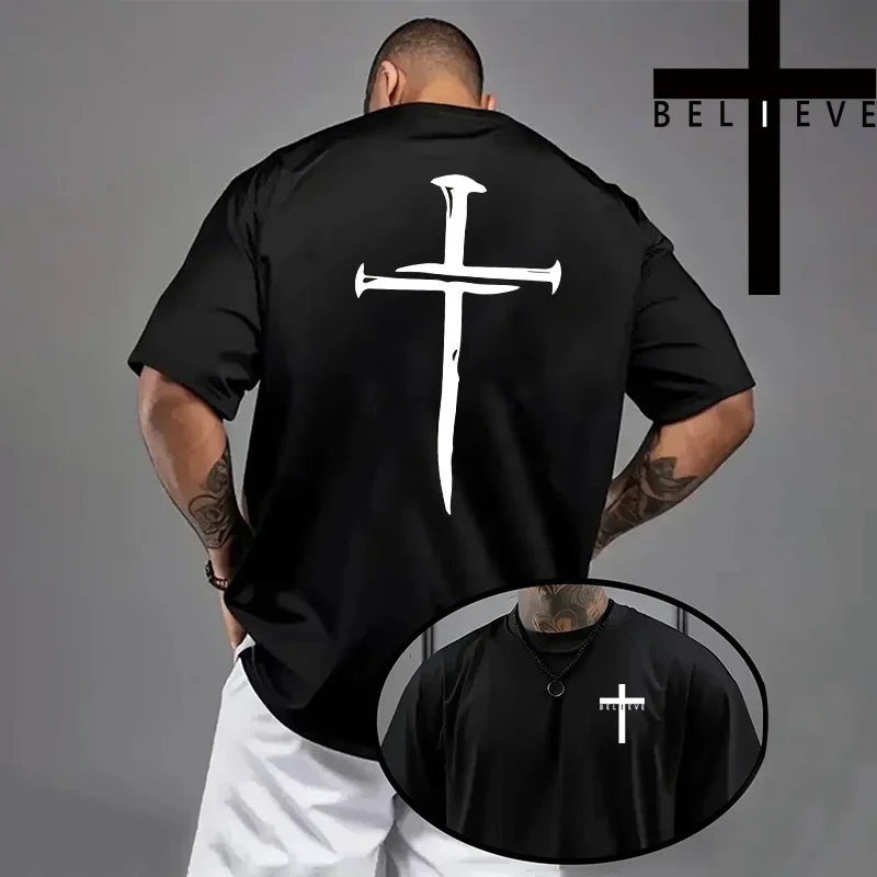 Jesus Cross Cotton T-Shirt