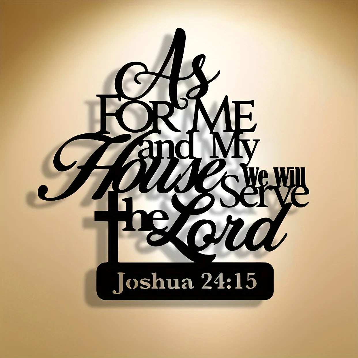 As for Me and My House Metal Wall Art