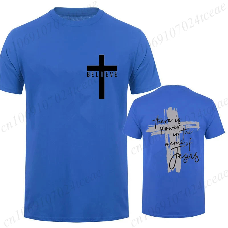 Power In Jesus T-Shirt – Unisex Christian Cross Graphic Tee