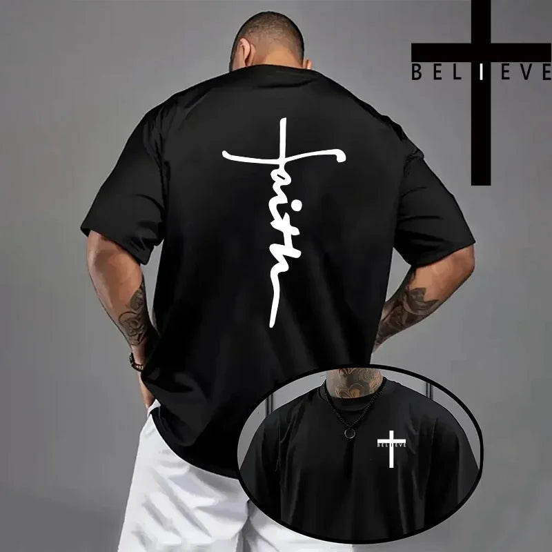 Jesus Cross Cotton T-Shirt