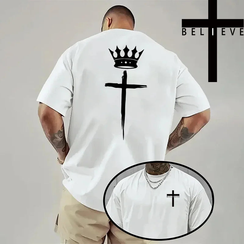 Jesus Cross Cotton T-Shirt
