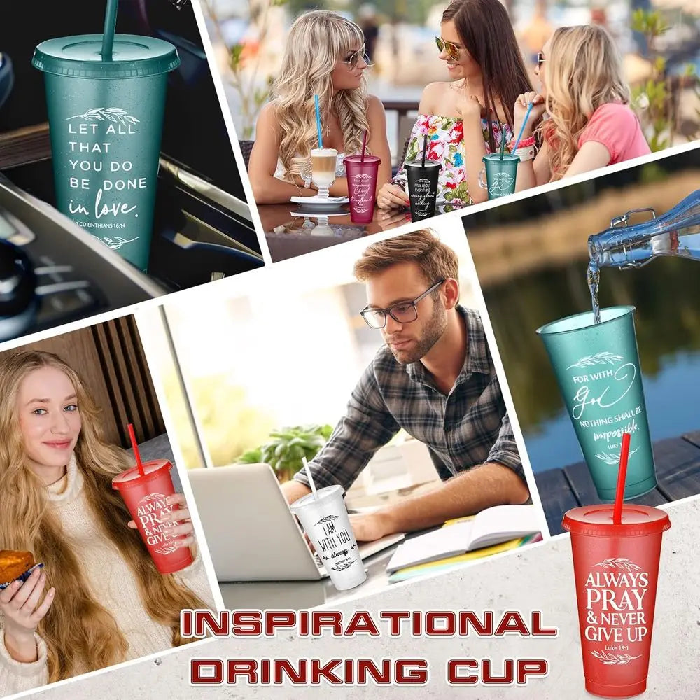 Religious Inspirational Tumbler Cups