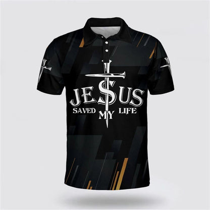 Men’s Jesus Graphic Polo Shirt