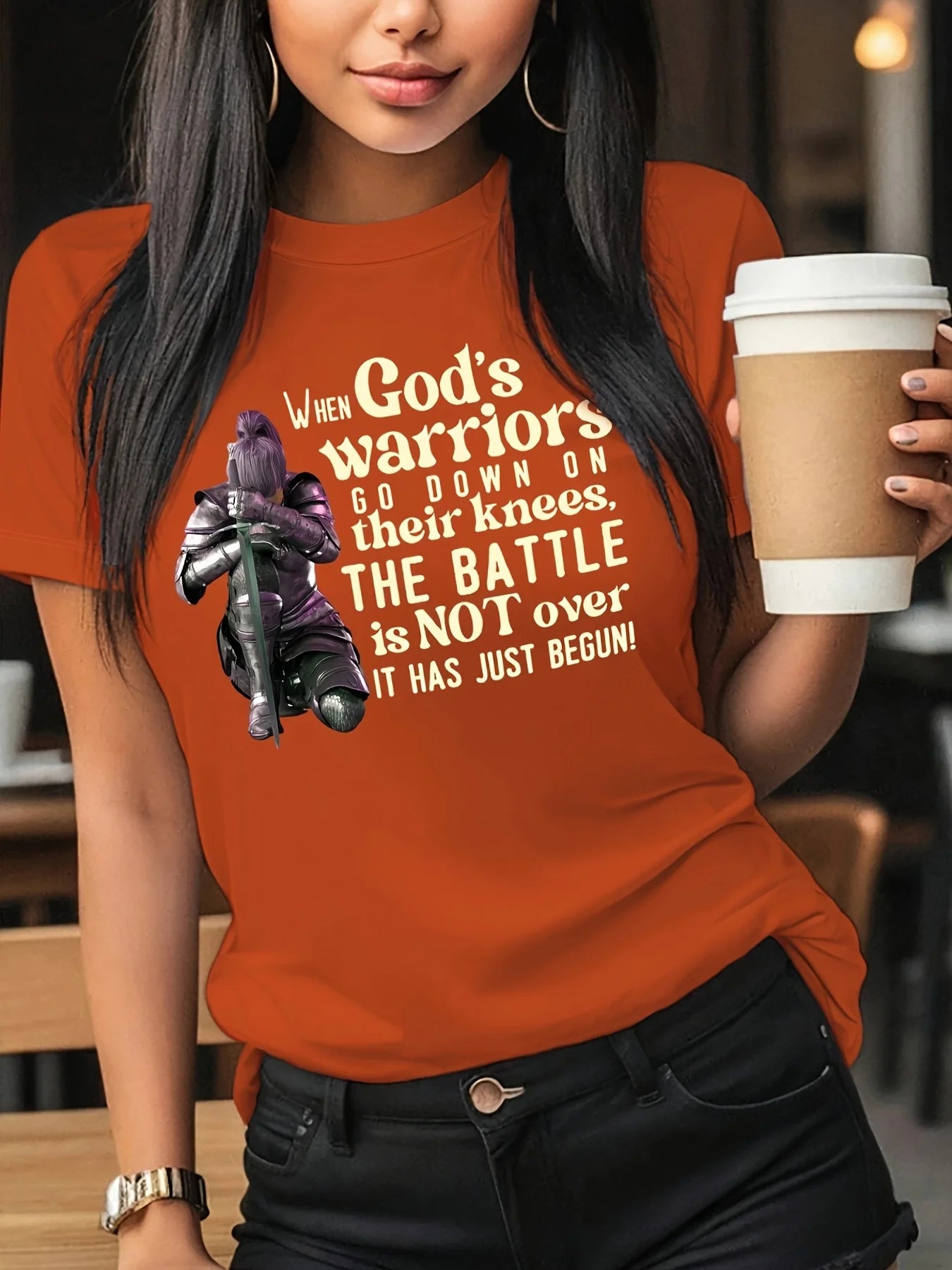When God’s Warriors Pray Women’s Tee