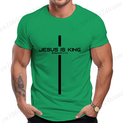 Jesus Is King T-Shirt – Unisex Christian Graphic Streetwear Tee