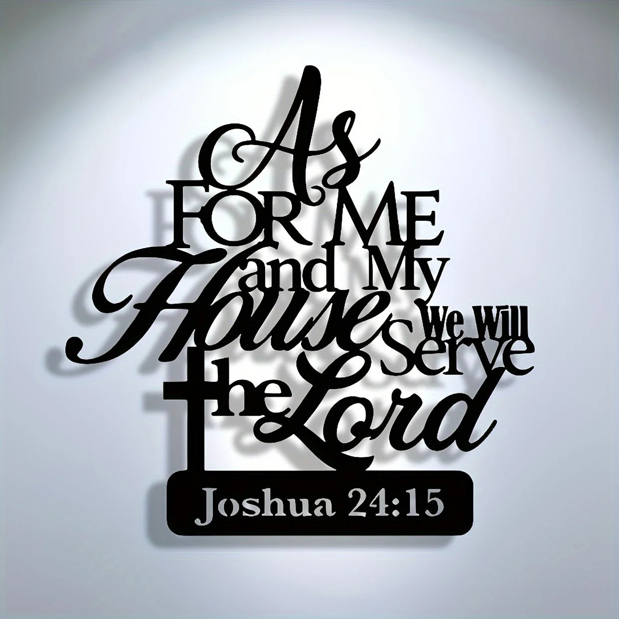 As for Me and My House Metal Wall Art