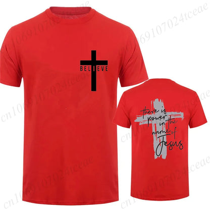 Power In Jesus T-Shirt – Unisex Christian Cross Graphic Tee