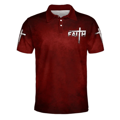 Men’s Jesus Graphic Polo Shirt