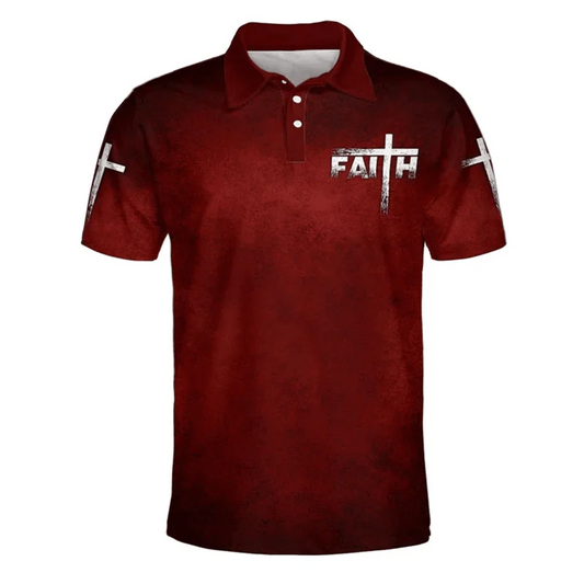 Men’s Jesus Graphic Polo Shirt