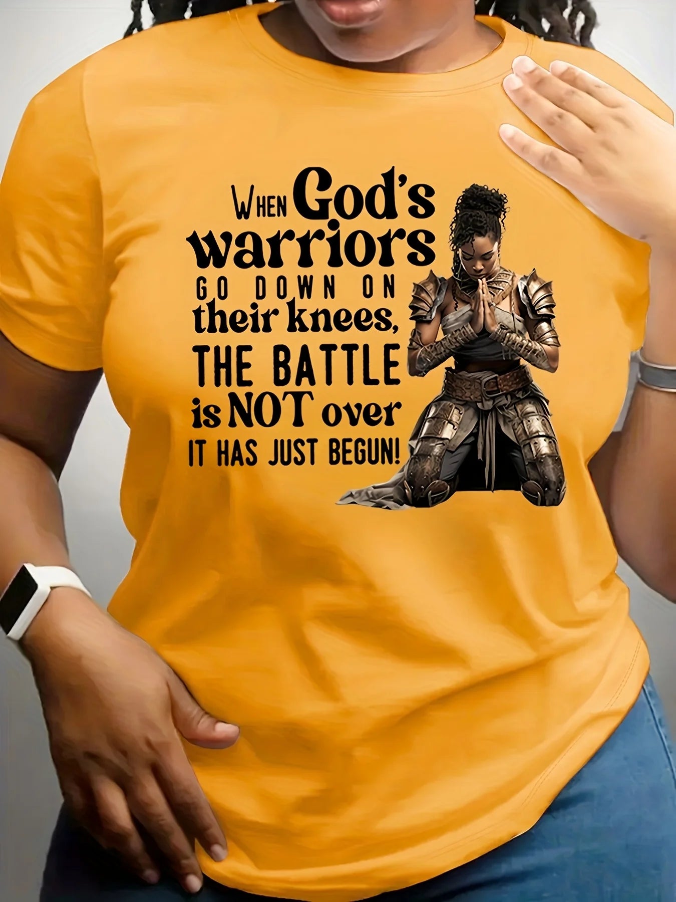When God’s Warriors Pray Women’s Tee