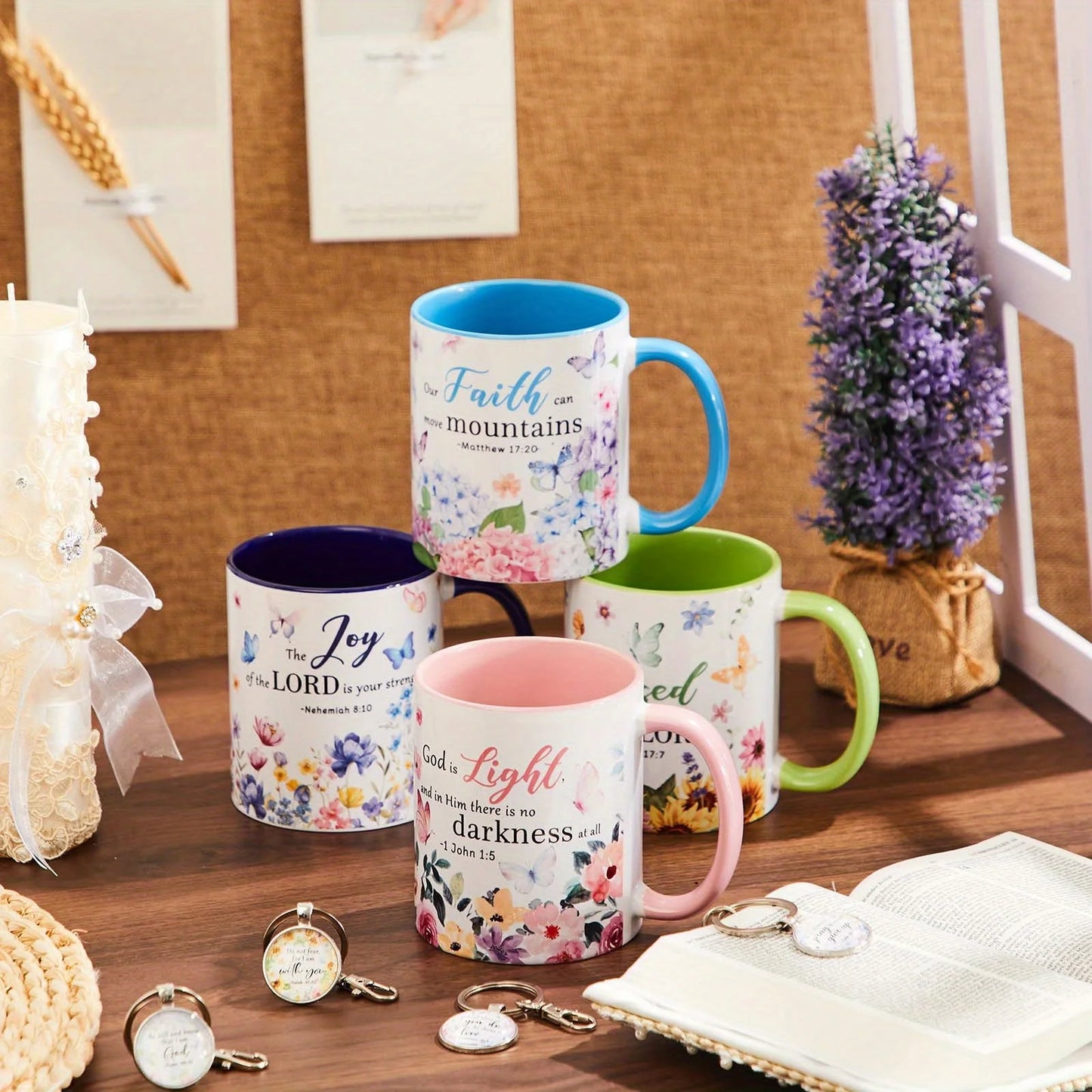 Christian Teacher Gift Mug Set