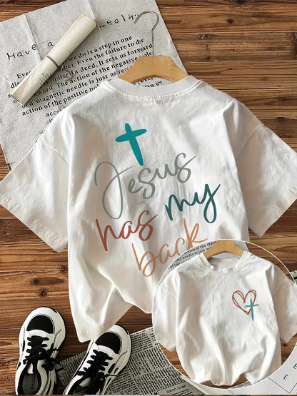 Jesus Cross Graphic T-Shirt for Women