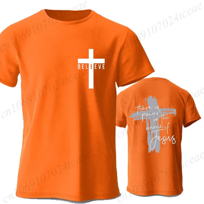 Power In Jesus T-Shirt – Unisex Christian Cross Graphic Tee
