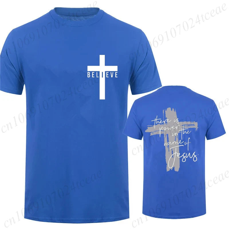 Power In Jesus T-Shirt – Unisex Christian Cross Graphic Tee