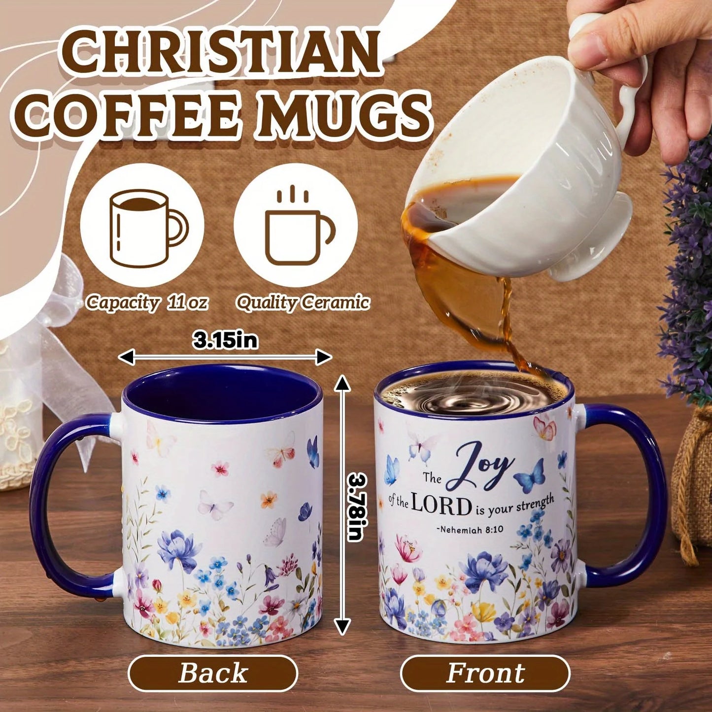 Christian Teacher Gift Mug Set