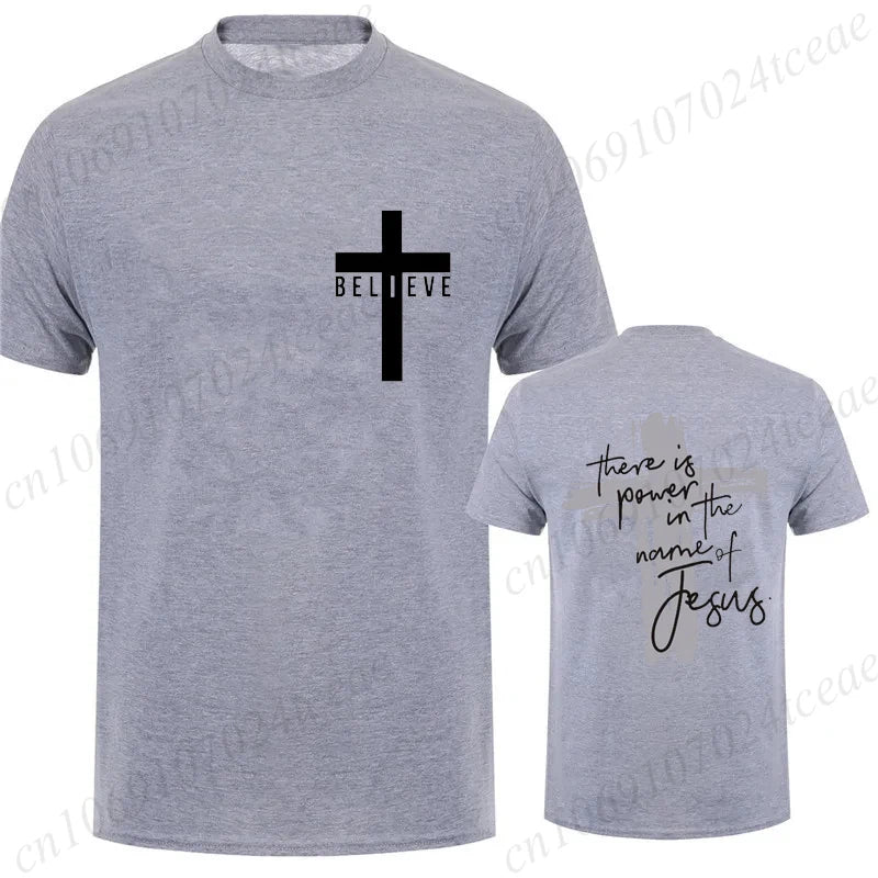 Power In Jesus T-Shirt – Unisex Christian Cross Graphic Tee