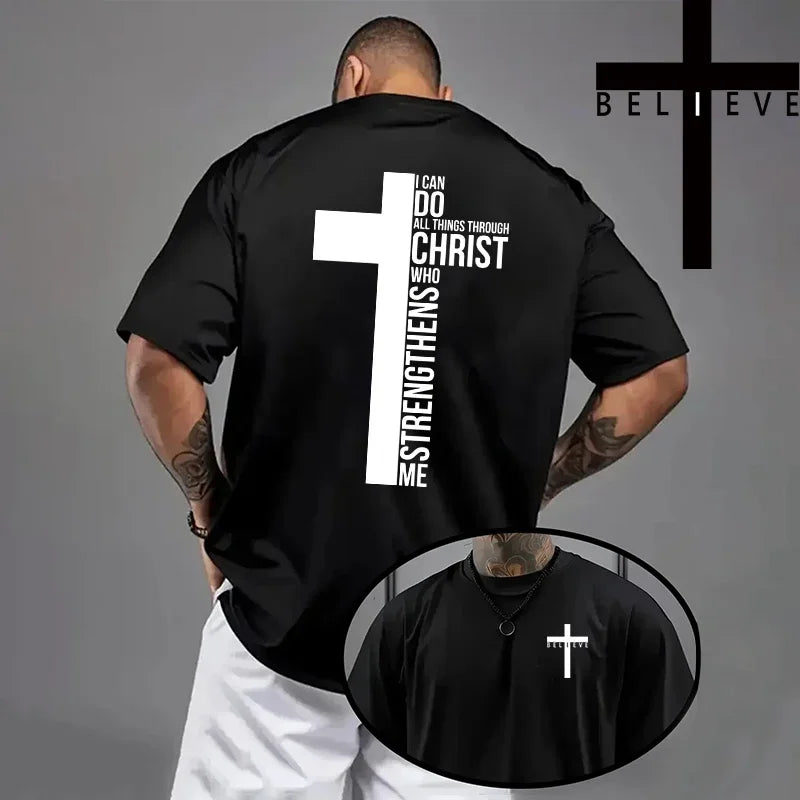 Jesus Cross Cotton T-Shirt