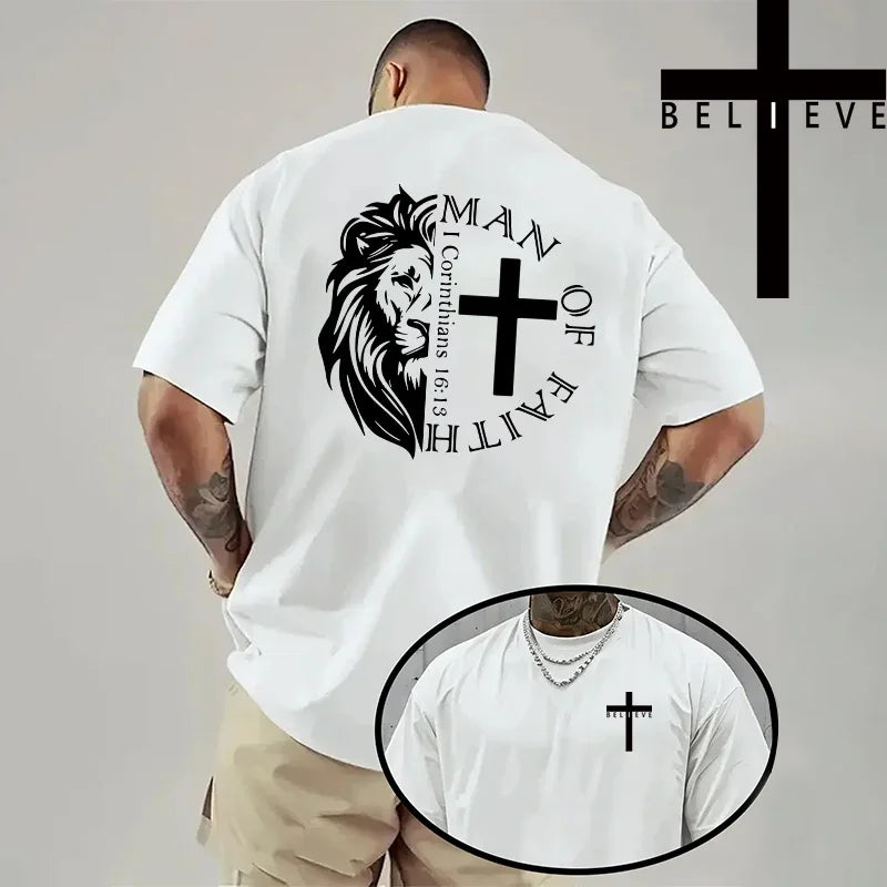 Jesus Cross Cotton T-Shirt