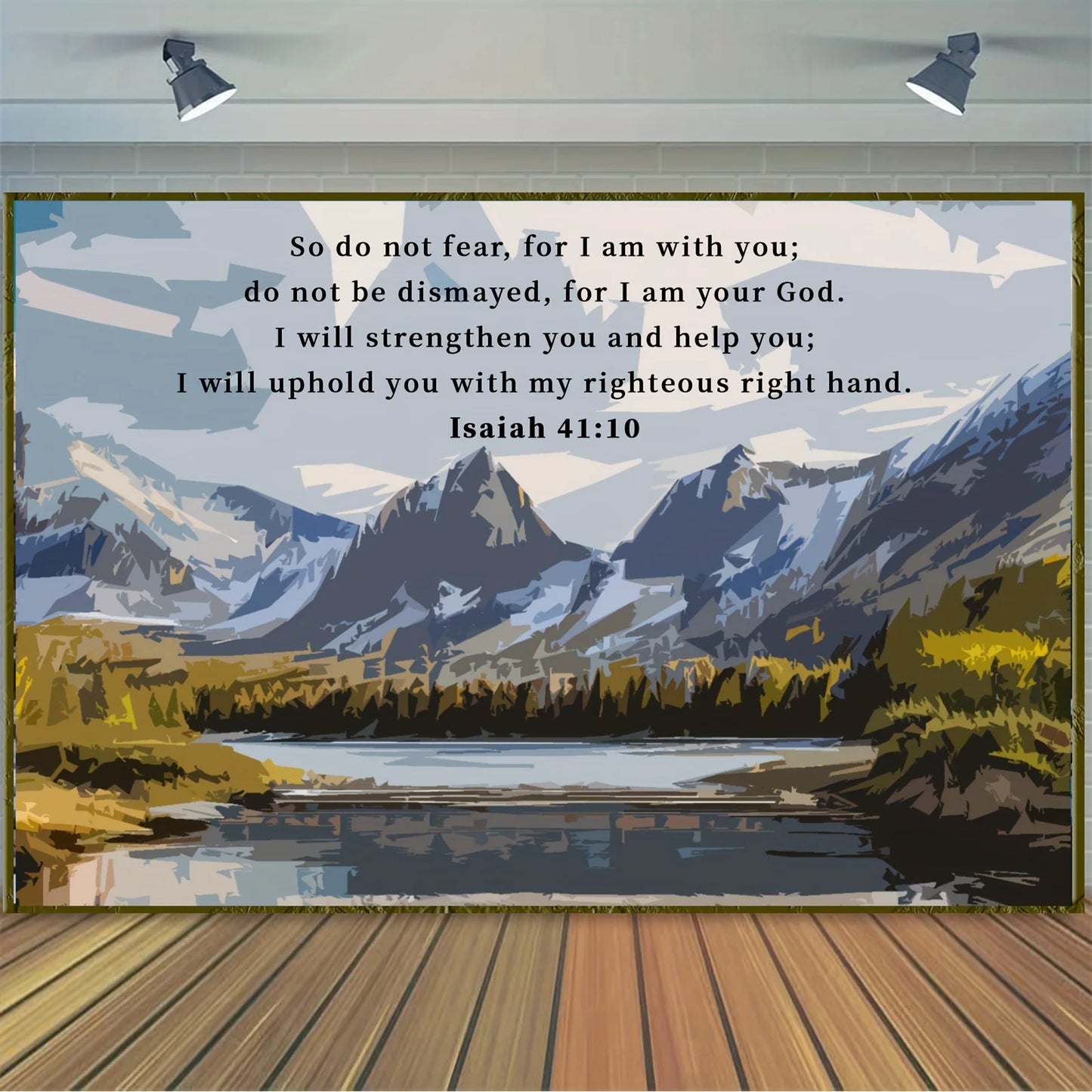 Christian Bible Landscape Tapestry